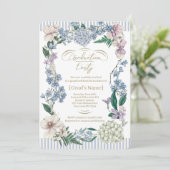 Floral Graduation Party 招待状 (スタンド正面)