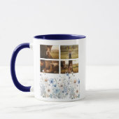 Floral Grandma Photo Collage – Gift for Her マグカップ (左)
