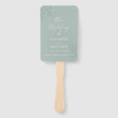 Floral Greenery Program ハンドファン (正面)