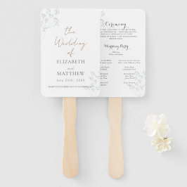 Floral Greenery Program ハンドファン