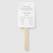 Floral Greenery Program ハンドファン (裏面)