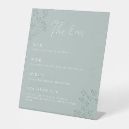 Floral Greenery Wedding 台座サイン