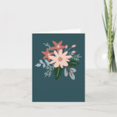 Floral greeting card カード (正面)