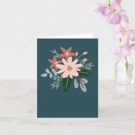 Floral greeting card カード