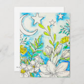 Floral Greeting Card シーズンカード (正面/裏面)
