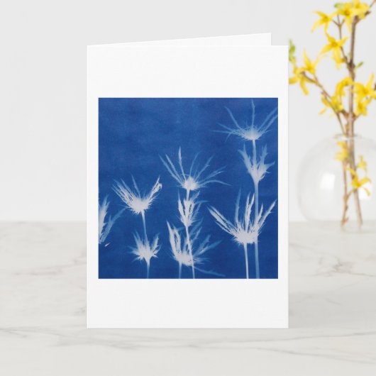 Floral Greeting Card Blank Inside  カード (黄色い花)