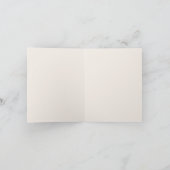 Floral Greeting Card | Red & Golden Garden Blooms カード (内部)