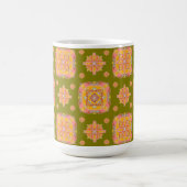 Floral Grid  コーヒーマグカップ (中央)