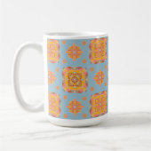 Floral Grid  コーヒーマグカップ (左)