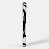 Floral Groovy Black and White Case-Mate iPhoneケース (裏面 / 右)