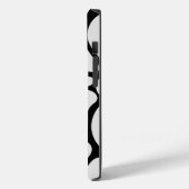 Floral Groovy Black and White Case-Mate iPhoneケース (裏面 / 左)