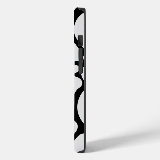 Floral Groovy Black and White Case-Mate iPhoneケース (裏面 / 左)