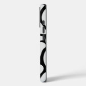 Floral Groovy Black and White Case-Mate iPhoneケース (裏面 / 左)