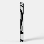 Floral Groovy Black and White Case-Mate iPhoneケース (裏面 / 右)