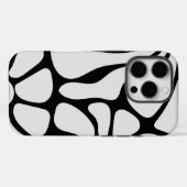 Floral Groovy Black and White Case-Mate iPhoneケース (裏面 (横))