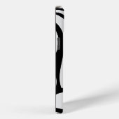 Floral Groovy Black and White Case-Mate iPhoneケース (裏面 / 右)