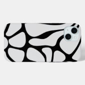 Floral Groovy Black and White Case-Mate iPhoneケース (裏面 (横))