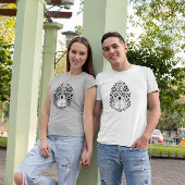 Floral Guitar Day of the Dead Design Tシャツ