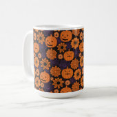 Floral Halloween コーヒーマグカップ (正面左)