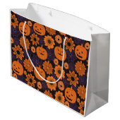 Floral Halloween ラージペーパーバッグ (裏面アングル)