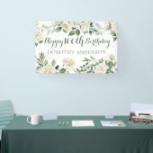 Floral Happy 100th Birthday 横断幕 (トレードショー)