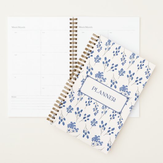Floral Hardcover Notebook Plannner プランナー手帳 (ディスプレー)