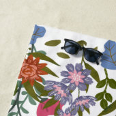 Floral Harmony Design ビーチタオル (インサイチュ)