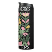 Floral He Leads Me Beside Still Waters タンブラー (回転右)