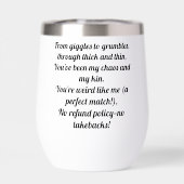 Floral Heart “Greatest Sister Ever” with Poem (背面)