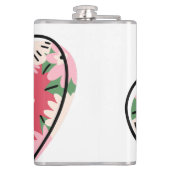 floral Heart "Love U. Mom" flask フラスク (裏面)
