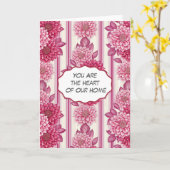 Floral Heart of Our Home  カード (黄色い花)