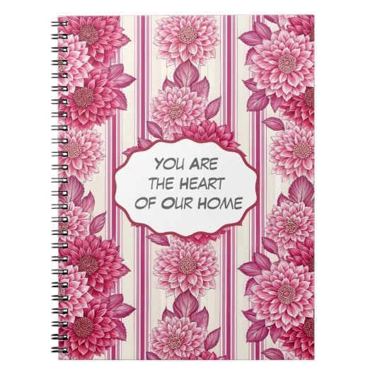 Floral Heart of Our Home  ノートブック (正面)