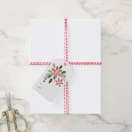 Floral Holiday Gift Tag ギフトタグ
