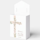floral Holy cross First Communion フェイバーボックス (見開き)