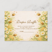 Floral Honey Bee Diapper Raffle エンクロージャーカード (正面)