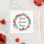 Floral Housewarming スタンダードカクテルナプキン (インサイチュ)