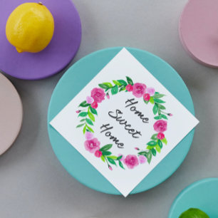 Floral Housewarming スタンダードカクテルナプキン