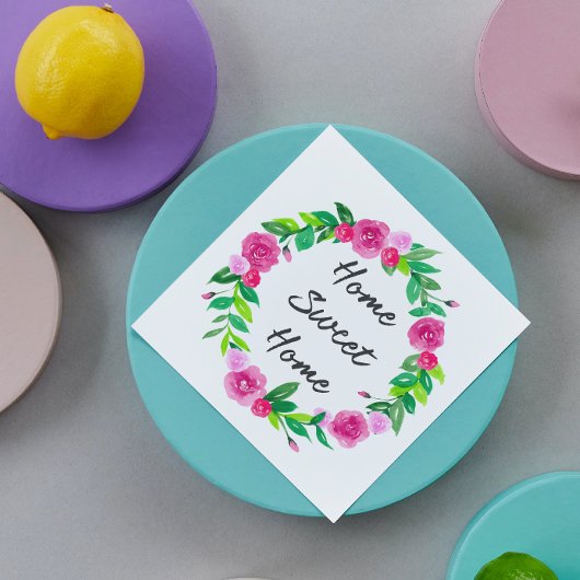 Floral Housewarming スタンダードカクテルナプキン