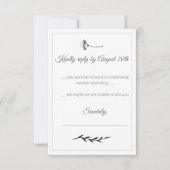 Floral Illustration Response Card (正面)