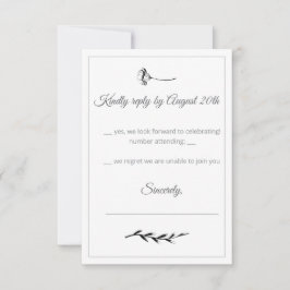 Floral Illustration Response Card