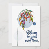 Floral Inspiration with Berries 招待状 (正面)