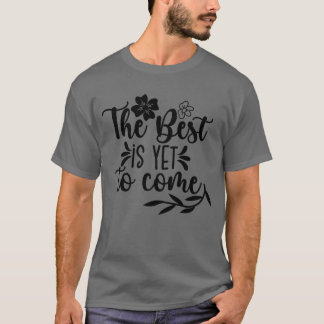 Floral insSunshine Floral Inspirational Quotes gif Tシャツ