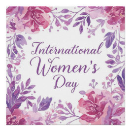 Floral International Women's Day 2026 ポスター