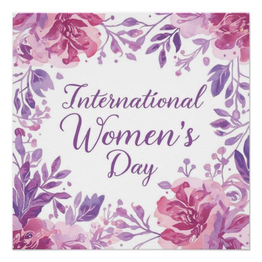 Floral International Women's Day 2026 ポスター (正面)