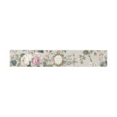 Floral Invitation Belly Band Wrap 招待状ベリーバンド (フラット)