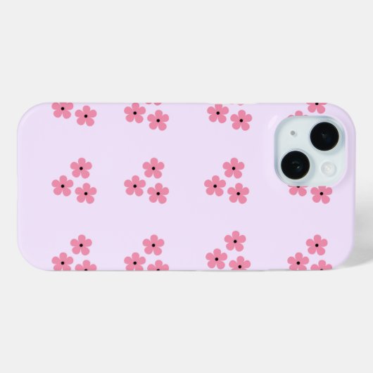 Floral iphone 15 Case Case-Mate iPhoneケース (裏面 (横))