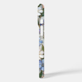 Floral iPhone Case Blue White Pastel Wildflowers Case-Mate iPhoneケース (裏面 / 左)