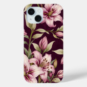 Floral iPhone case Case-Mate iPhoneケース (裏面)