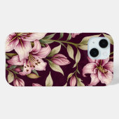 Floral iPhone case Case-Mate iPhoneケース (裏面 (横))