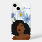 Floral iPhone Case – Elegant "Woman" Design Case-Mate iPhoneケース (裏面)